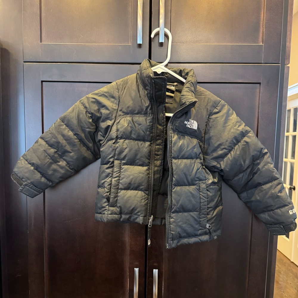 The North Face Charcoal Puffer Jacket